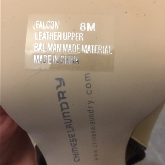 NIB Chinese Laundry platform pumps bone Sz 8 - Picture 6 of 6